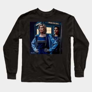 13th doctor / thasmin power couple Long Sleeve T-Shirt